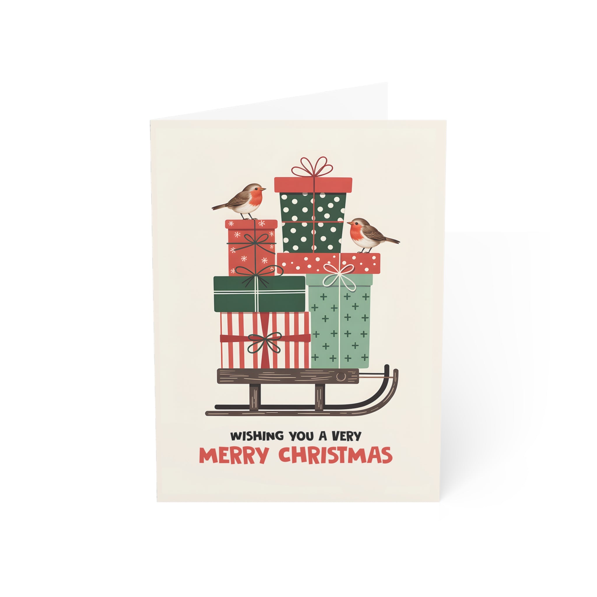 Wishing You a Very Merry Christmas Greeting Cards