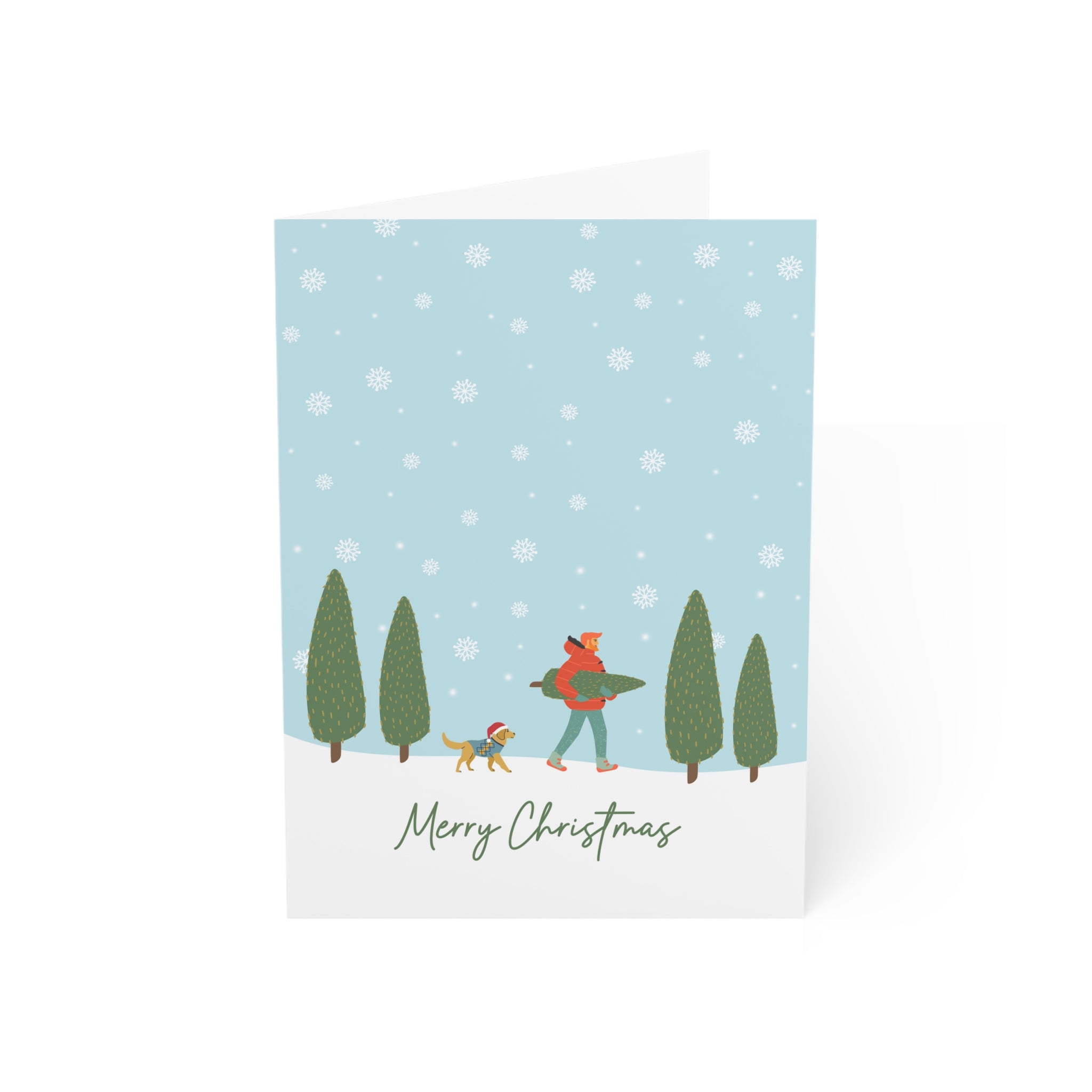 Merry Christmas 10 Greeting Cards