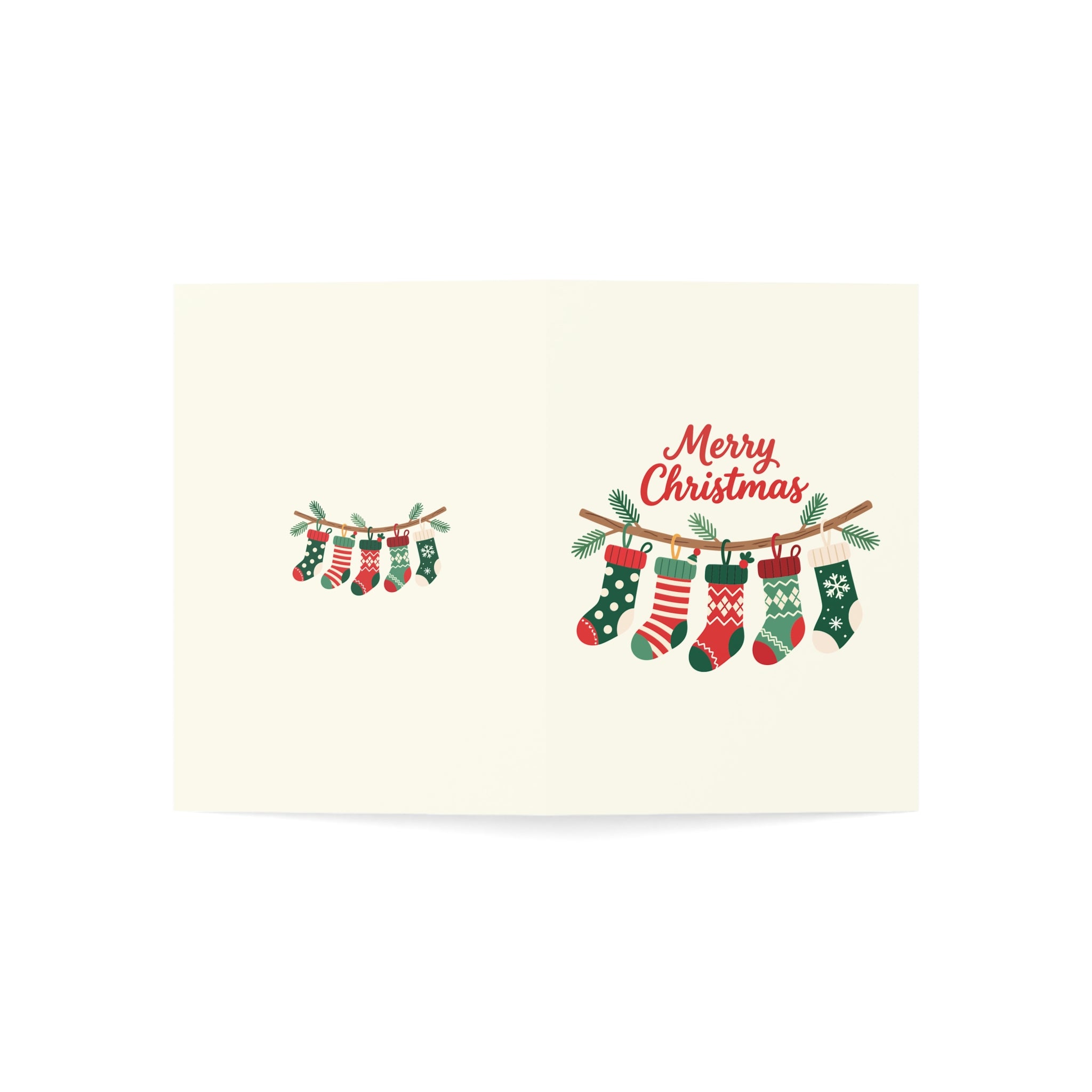 Merry Christmas 8 Greeting Cards
