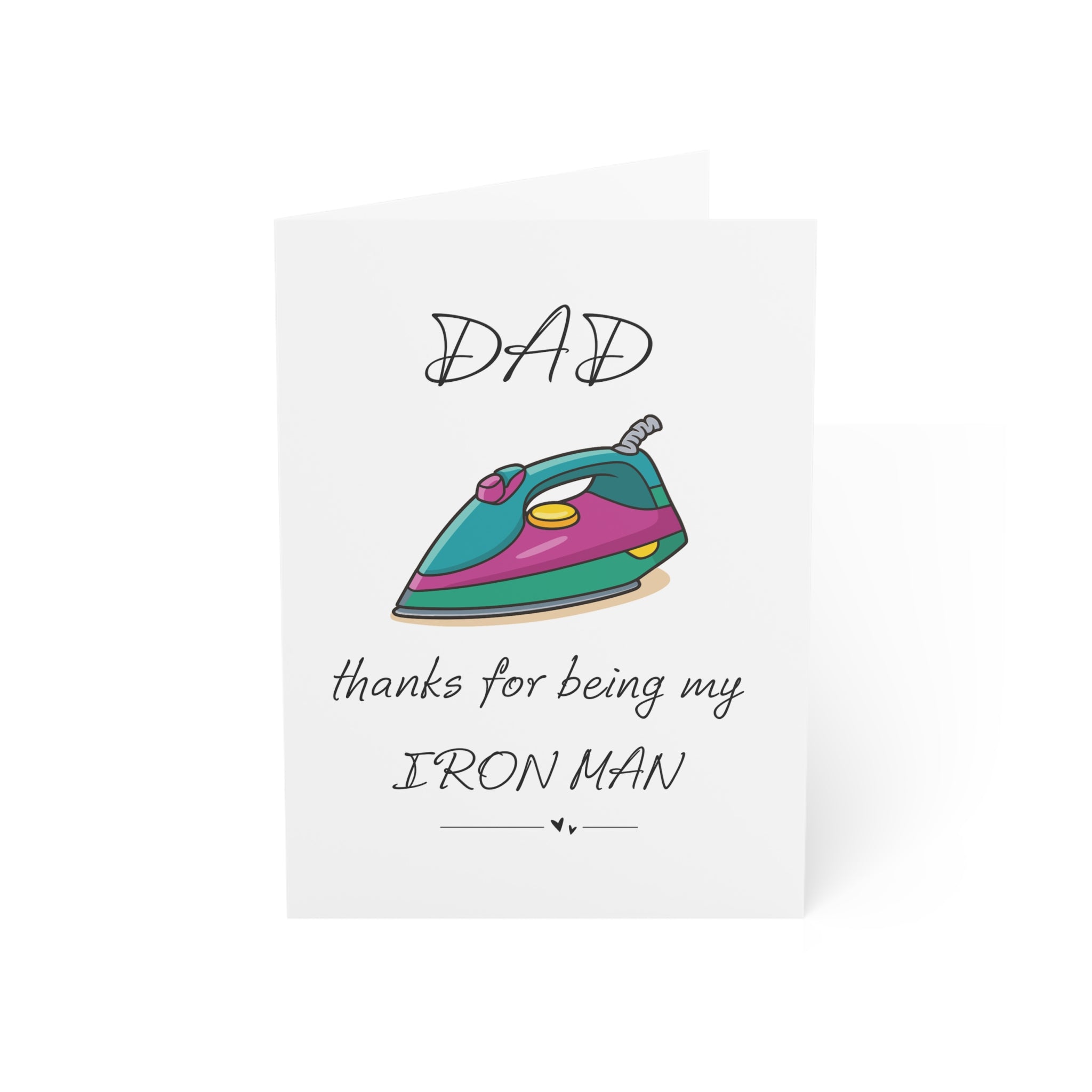 Thanks for Being My Iron Man Greeting Cards