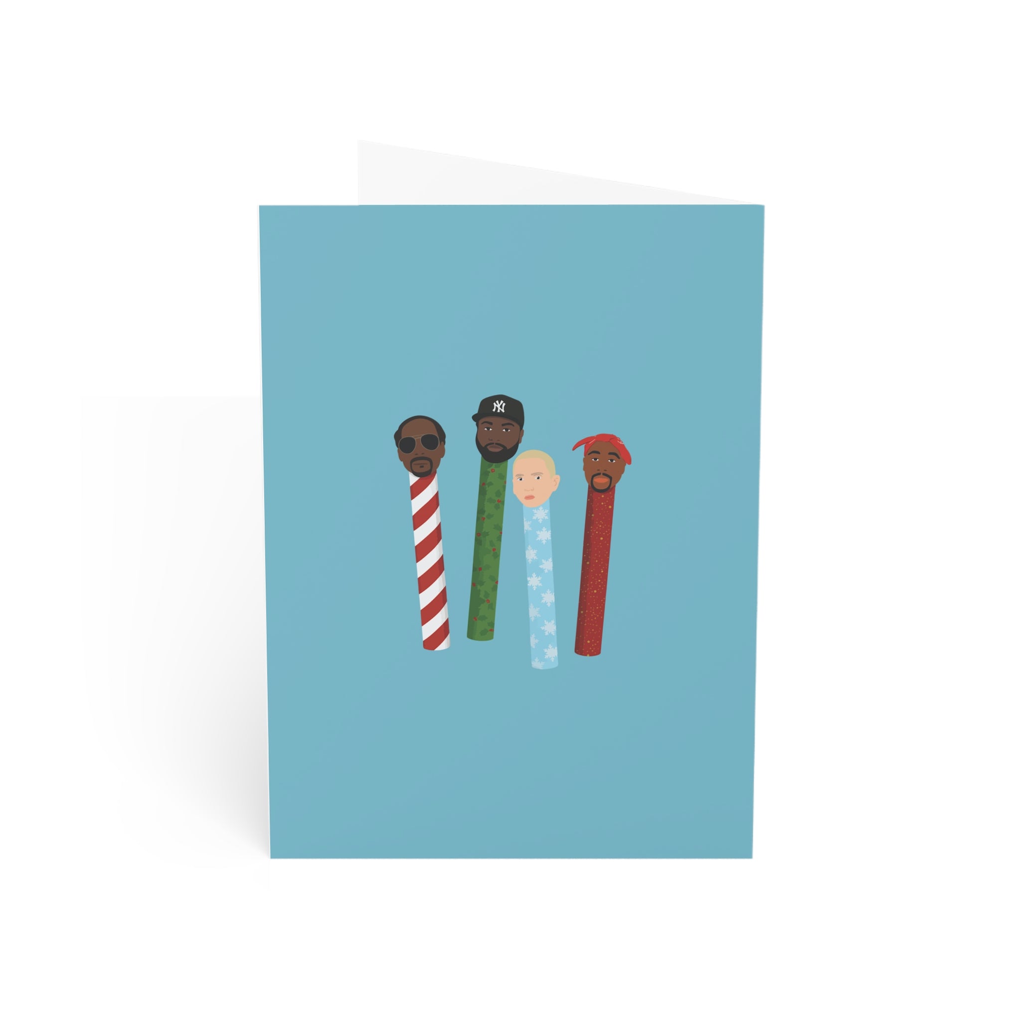 Christmas Wrapping Greeting Cards