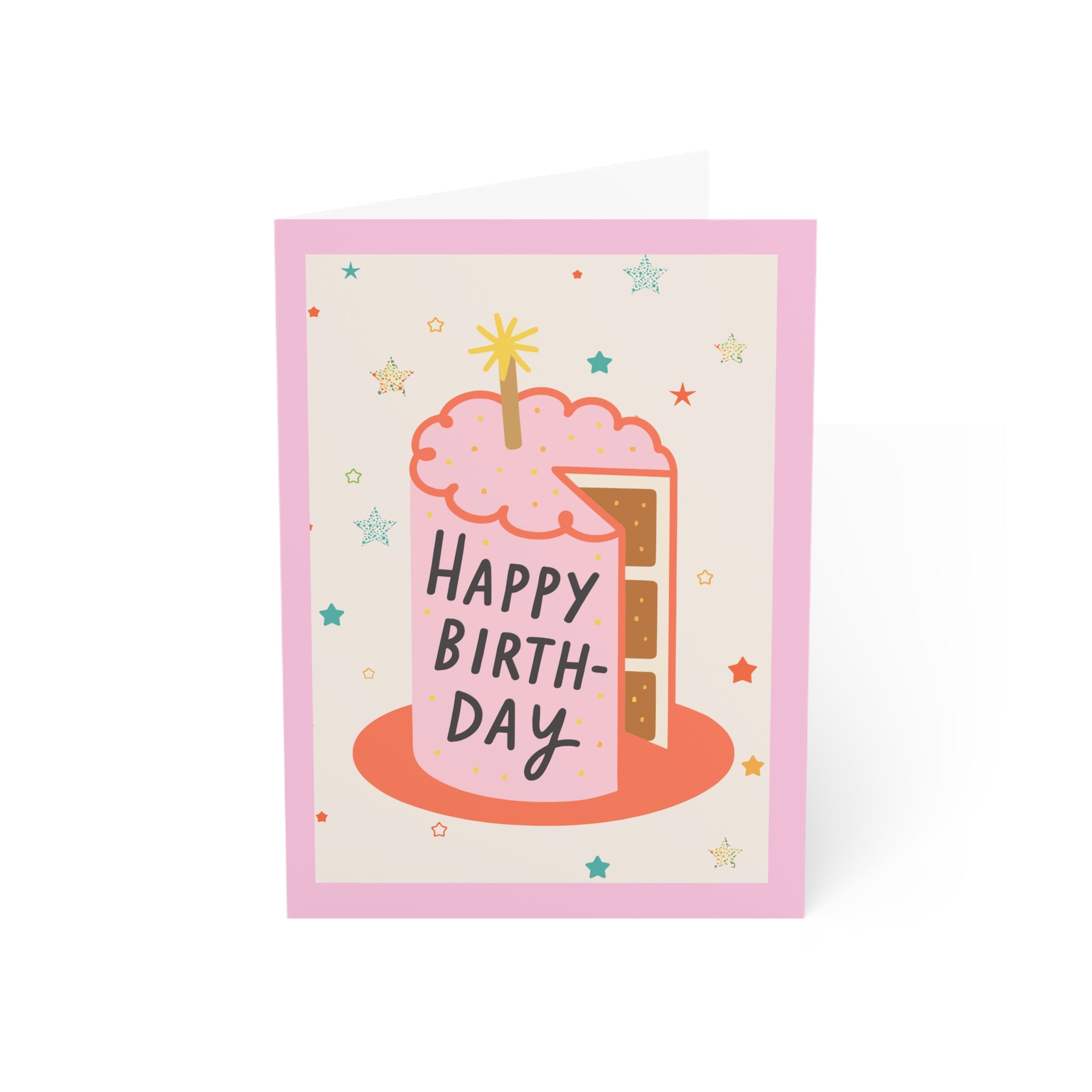 Cake-Happy Birthday Greeting Cards