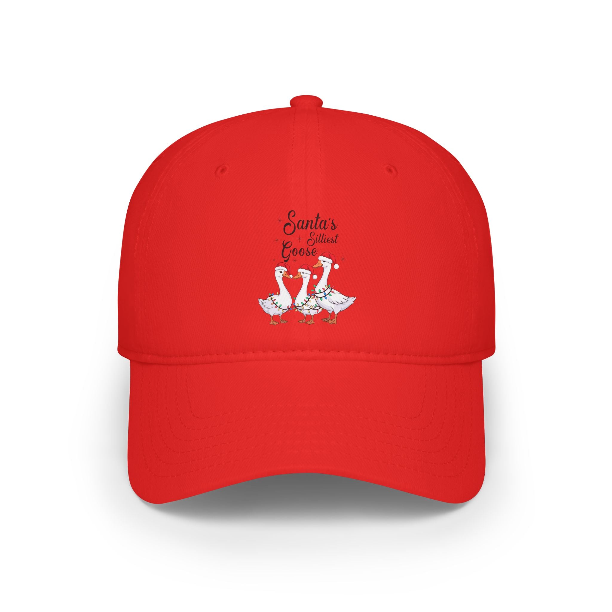 Santa's Silliest Goose Baseball Cap