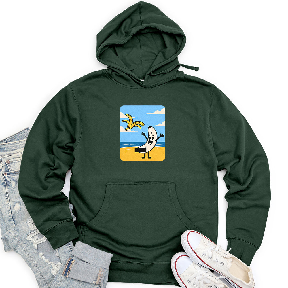 Funny Banana Unisex midweight hoodie