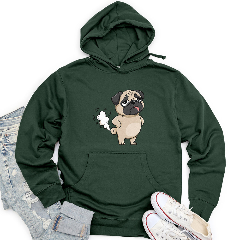 Farting Dog Unisex Midweight Hoodie