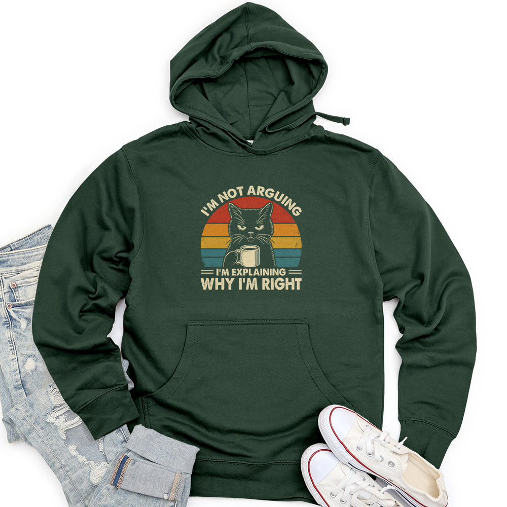 I'm Not Arguing Unisex midweight hoodie