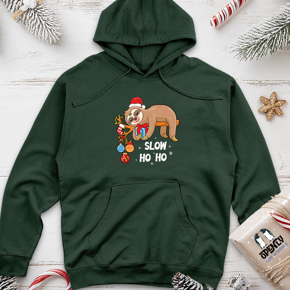 Slow Ho Ho Unisex Midweight Hoodie
