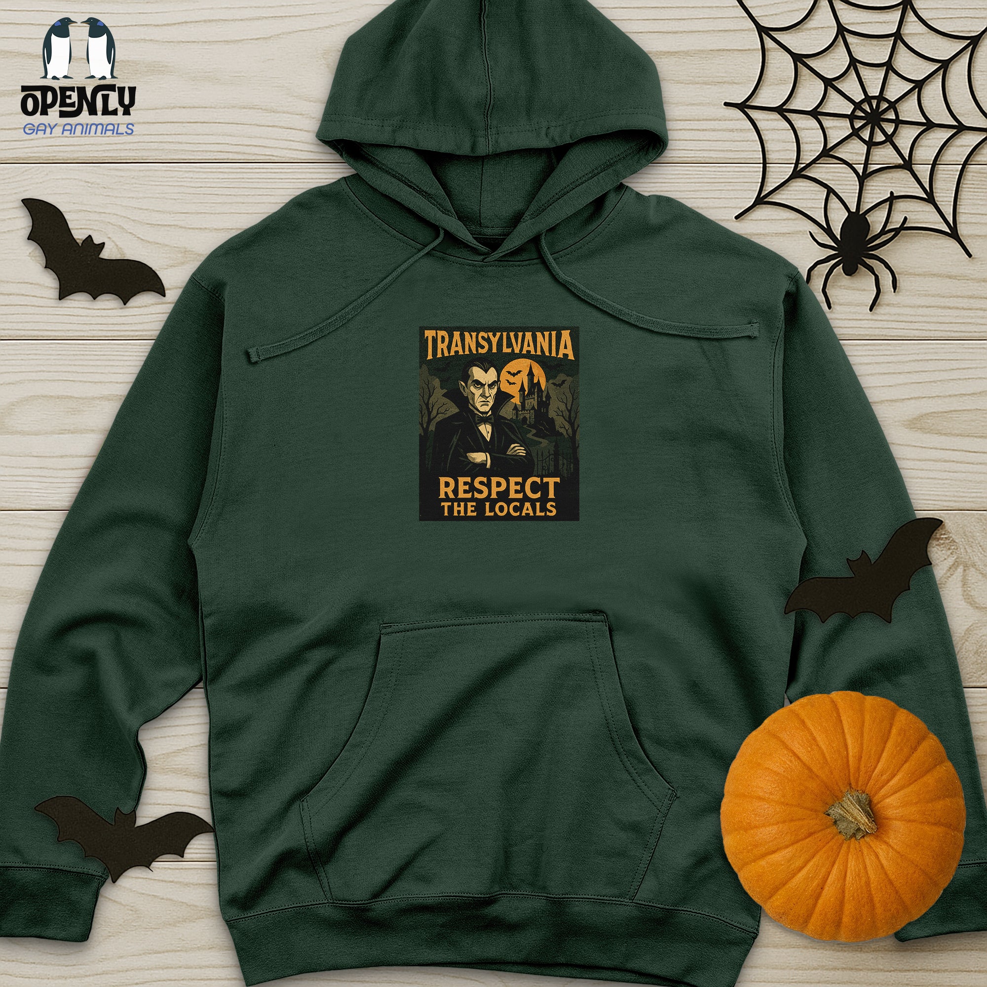 Transylvania Respect the Locals Unisex midweight hoodie