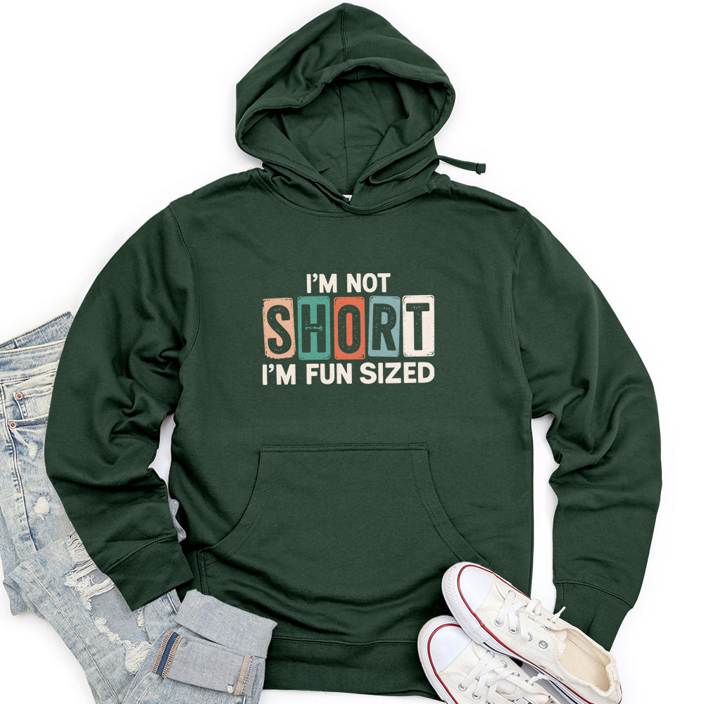 I'm Not Short Unisex midweight hoodie