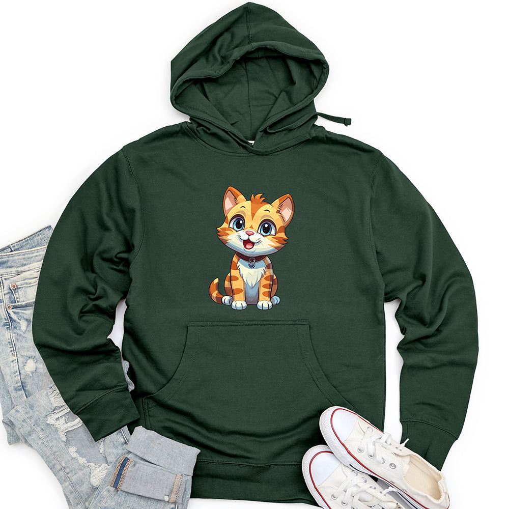 Cat Unisex Midweight Hoodie