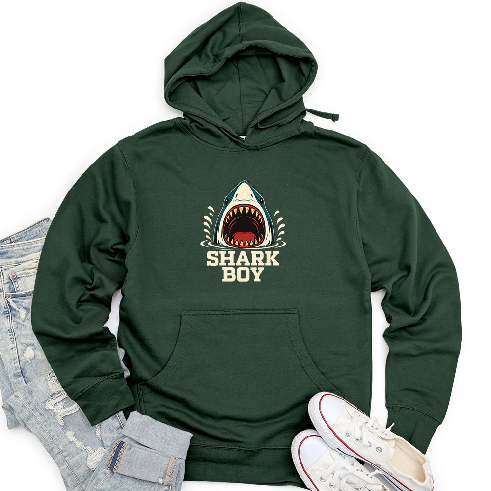 Shark Boy Unisex midweight hoodie