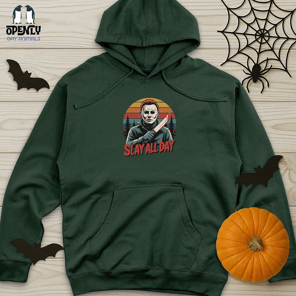 Slay All Day Unisex midweight hoodie