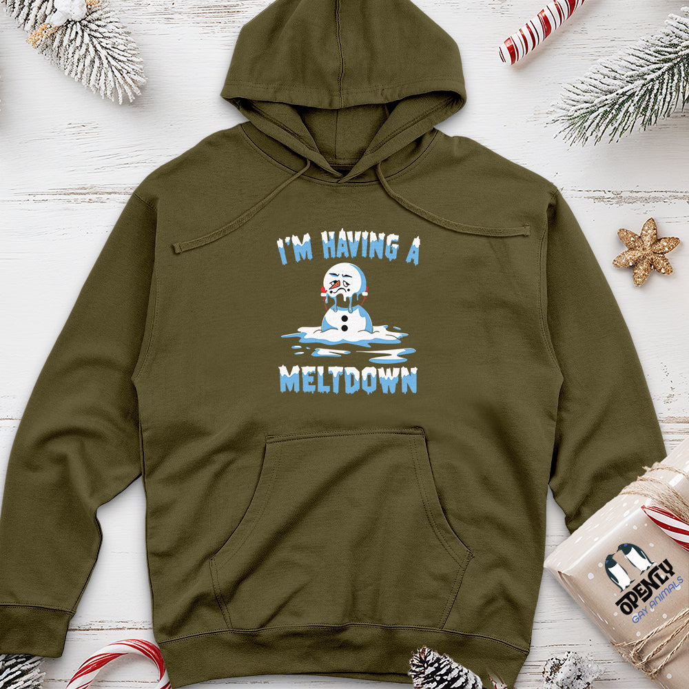 I'm Having a Meltdown Unisex Midweight Hoodie