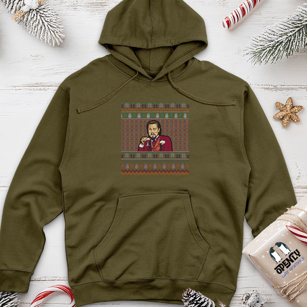 Laughing Leo DiCaprio Meme Unisex Midweight Hoodie