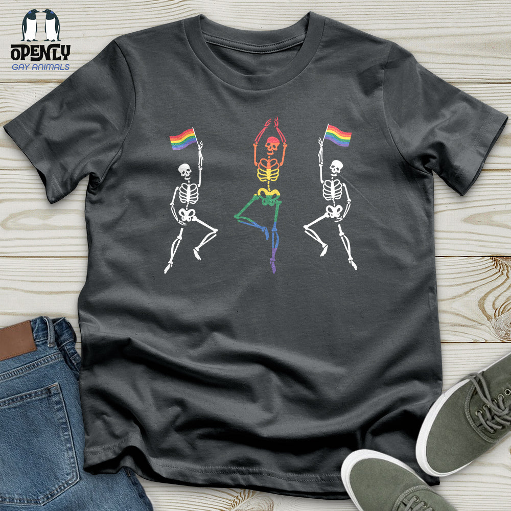 Dancing Skeletons Pride Unisex T-Shirt