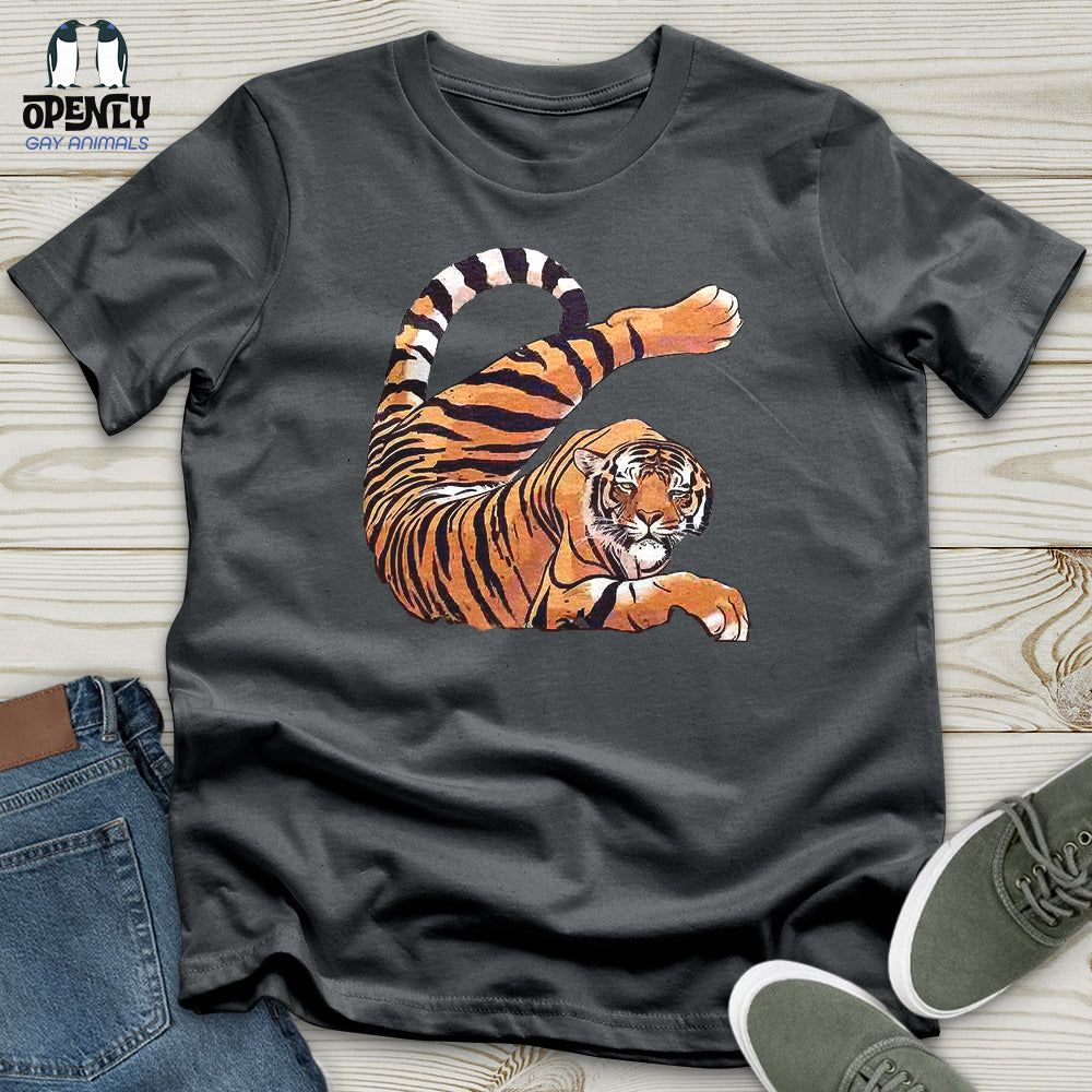 Stretching Tiger Unisex T-Shirt