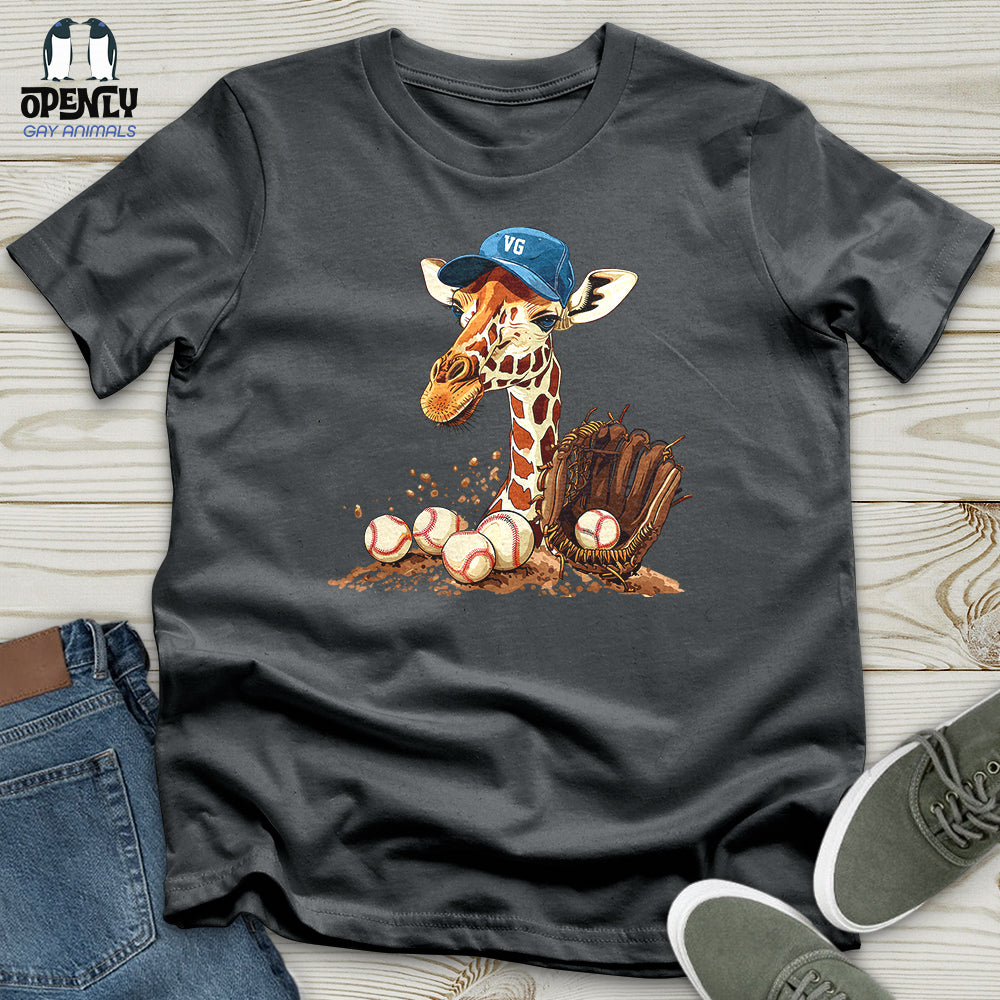 Giraffe Baseball Mitt Unisex t-shirt