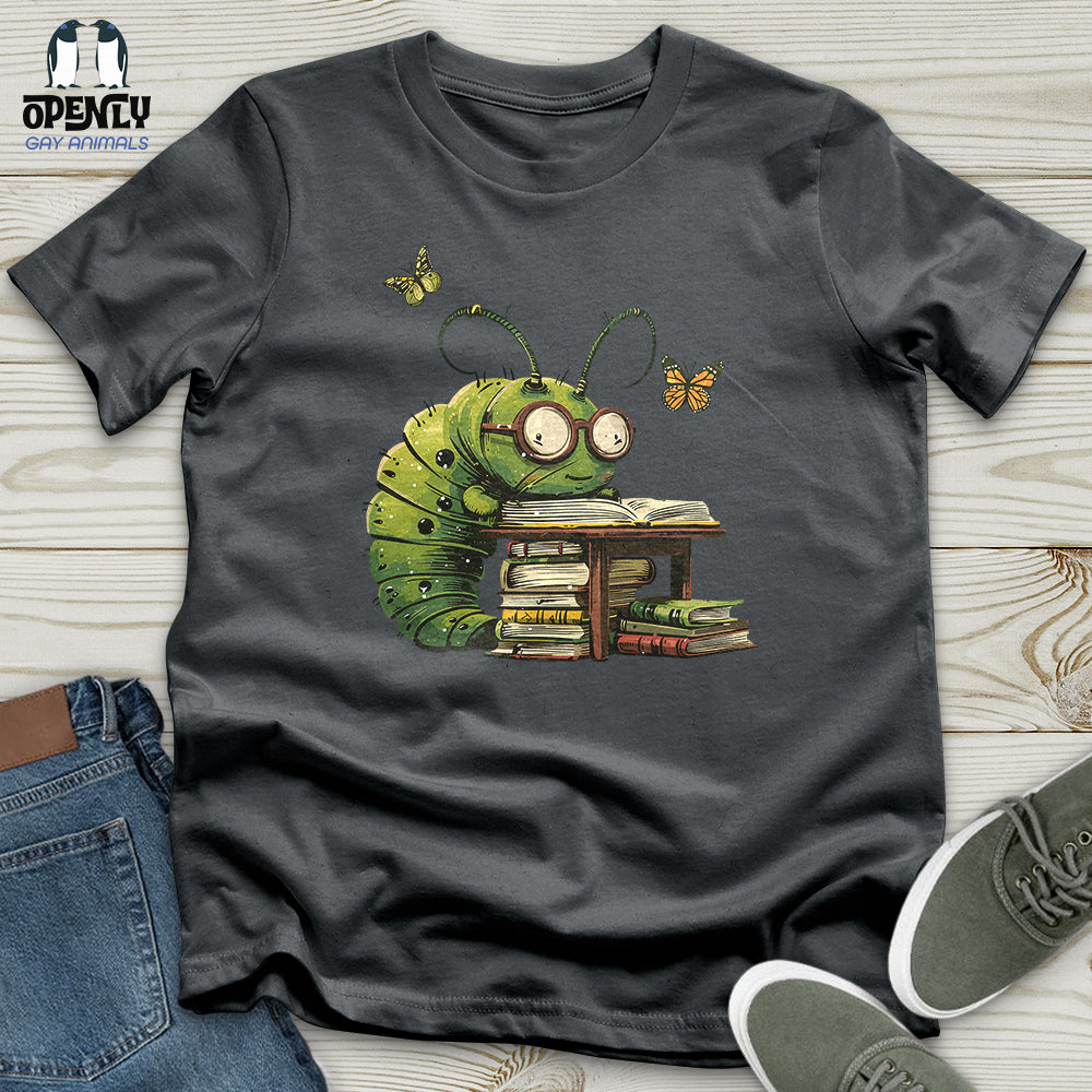 Caterpillar Bookworm Bliss Unisex t-shirt