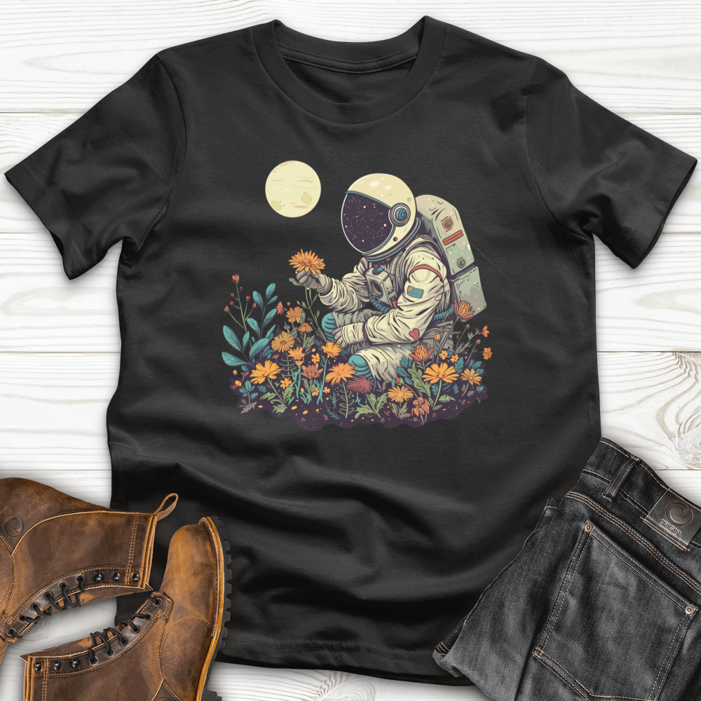 Astronaut Floral Discovery Softstyle Tee