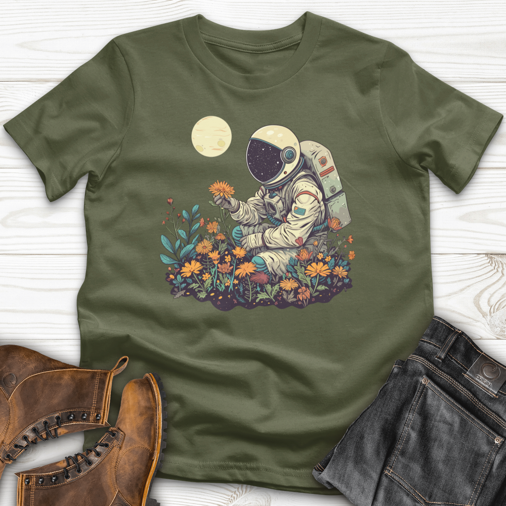 Astronaut Floral Discovery Softstyle Tee