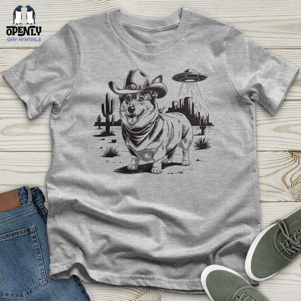 Cowboy Corgi Unisex t-shirt