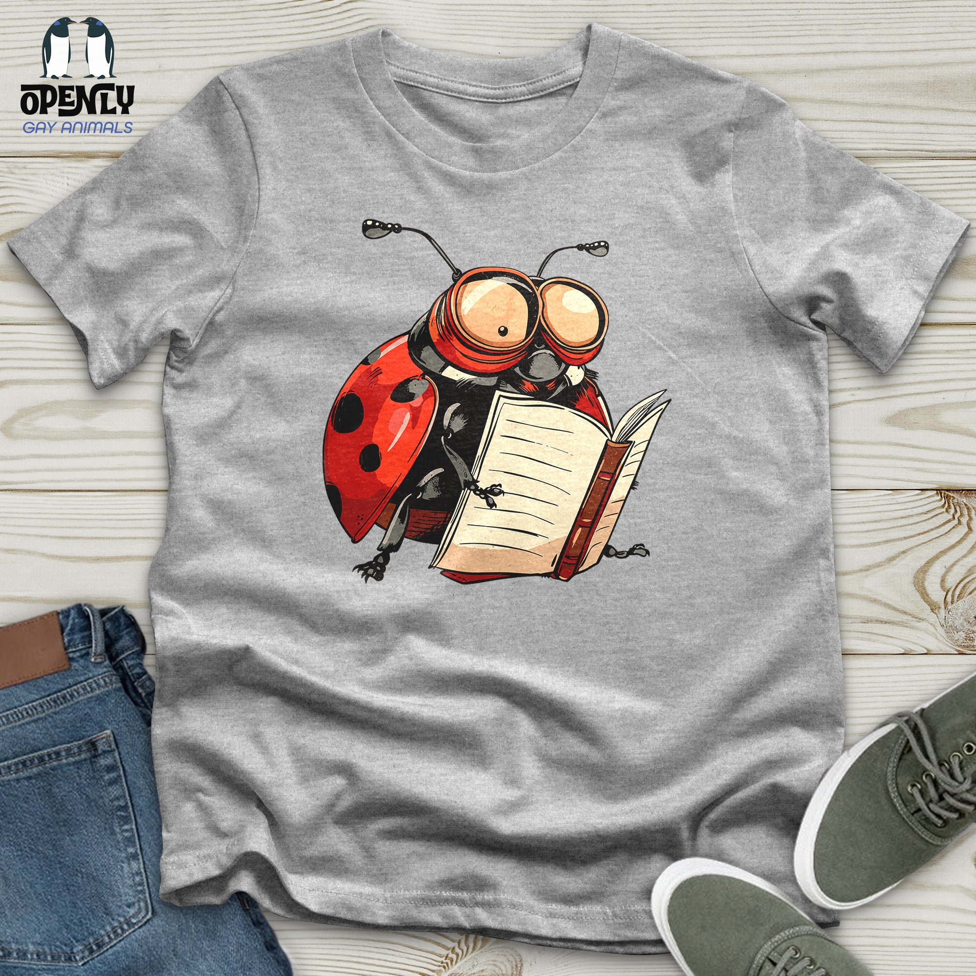 Scholarly Ladybug Unisex t-shirt