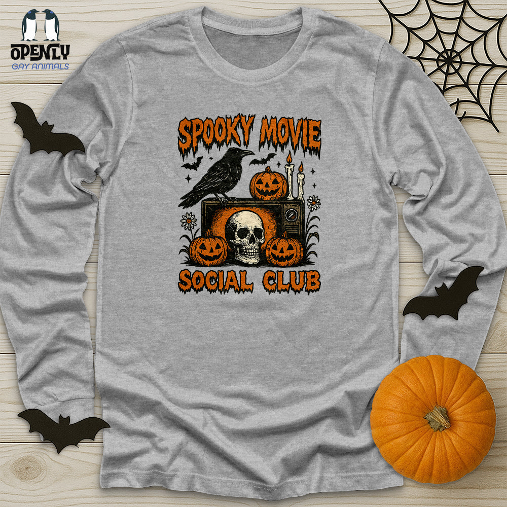 Spooky Movie Social Club Unisex Long Sleeve Tee