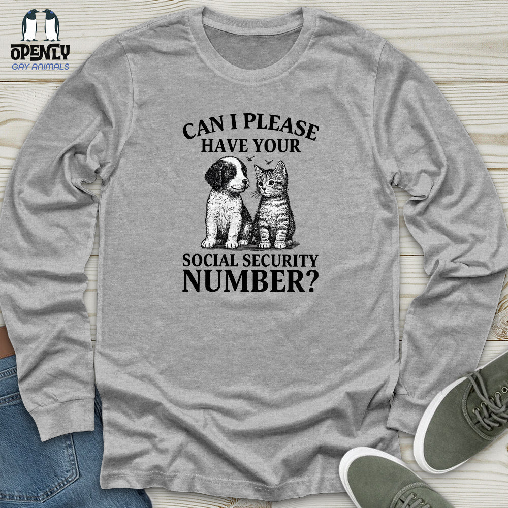 Can I Please Unisex Long Sleeve Tee