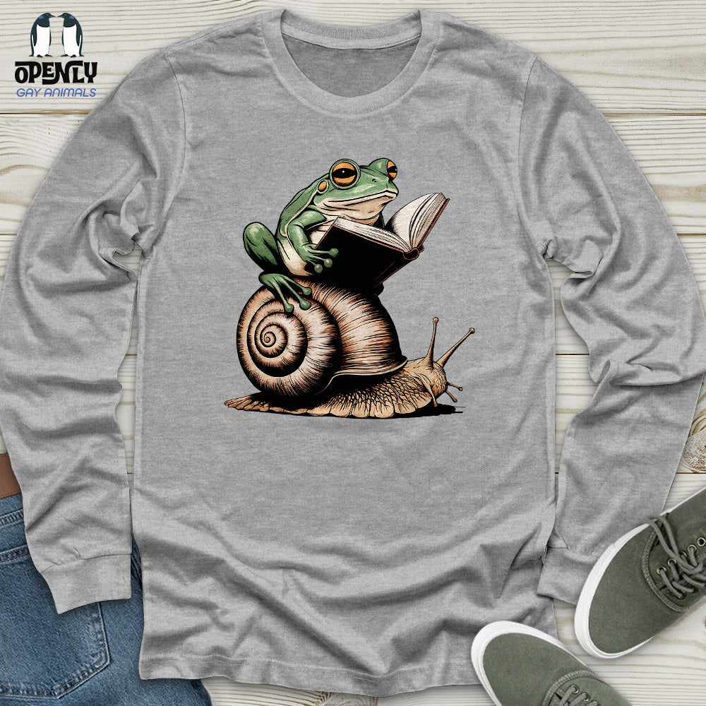 Frog Riding Sanil Unisex Long Sleeve Tee