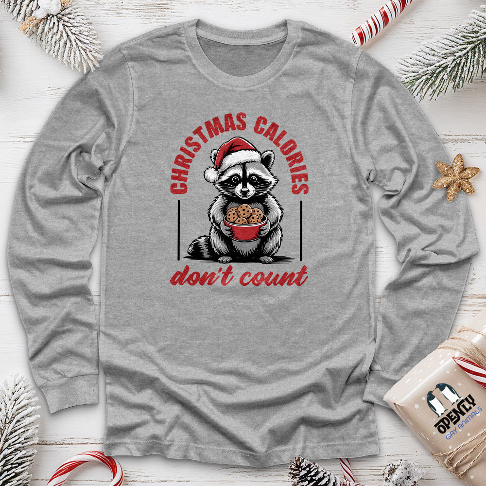 Christmas Calories Don't Count Unisex Long Sleeve Tee