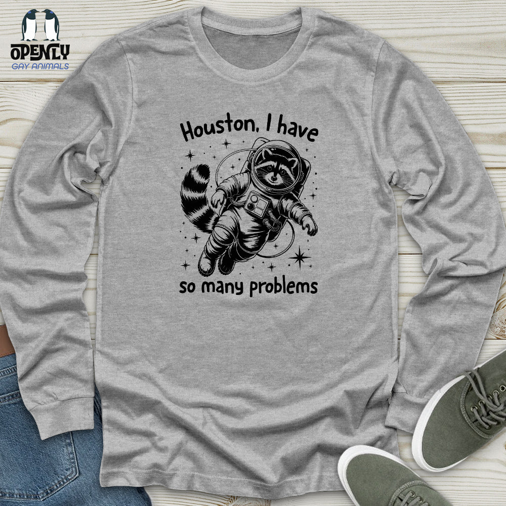 Space Raccoon Unisex Long Sleeve Tee