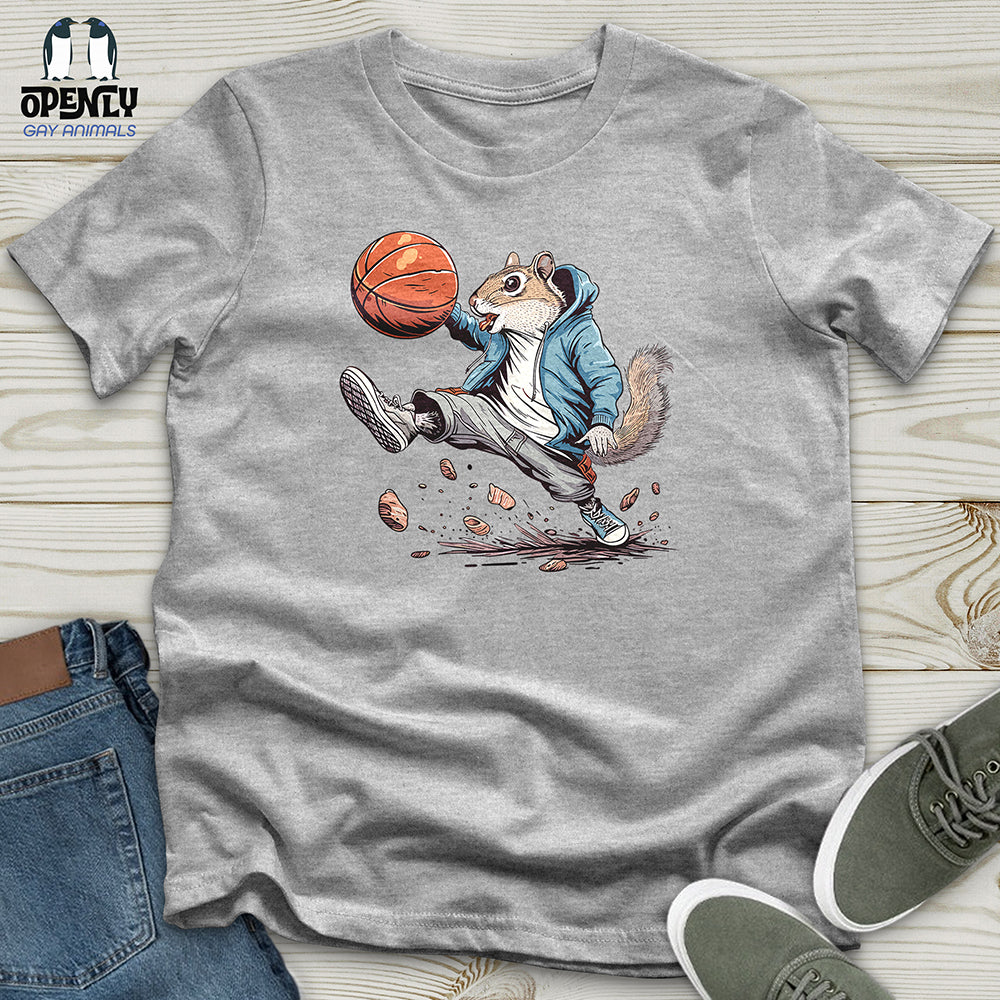 Squirrel Basketball Hustle Unisex t-shirt