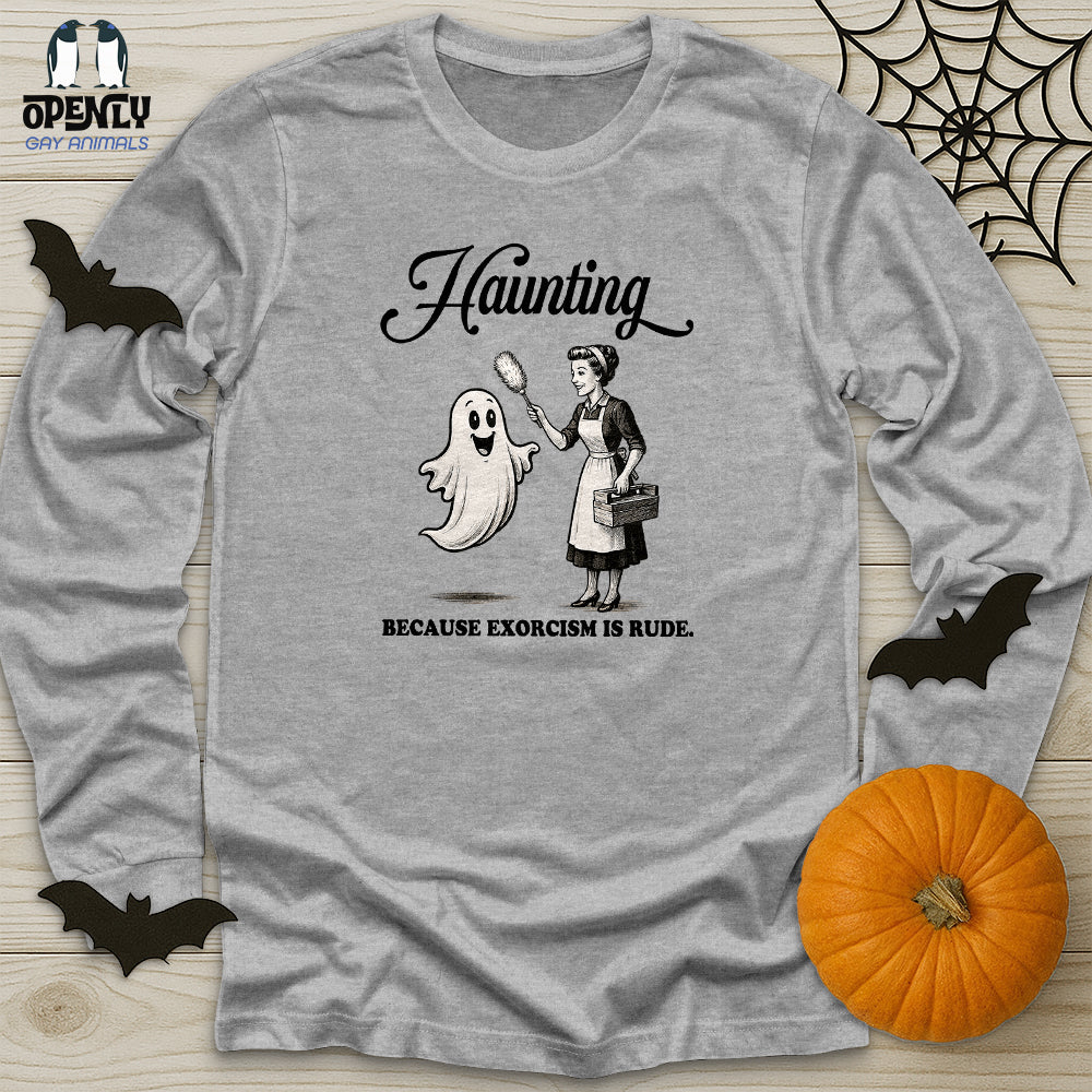 Haunting Unisex Long Sleeve Tee