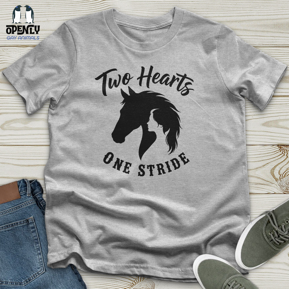 Two Hearts One Stride Unisex T-Shirt