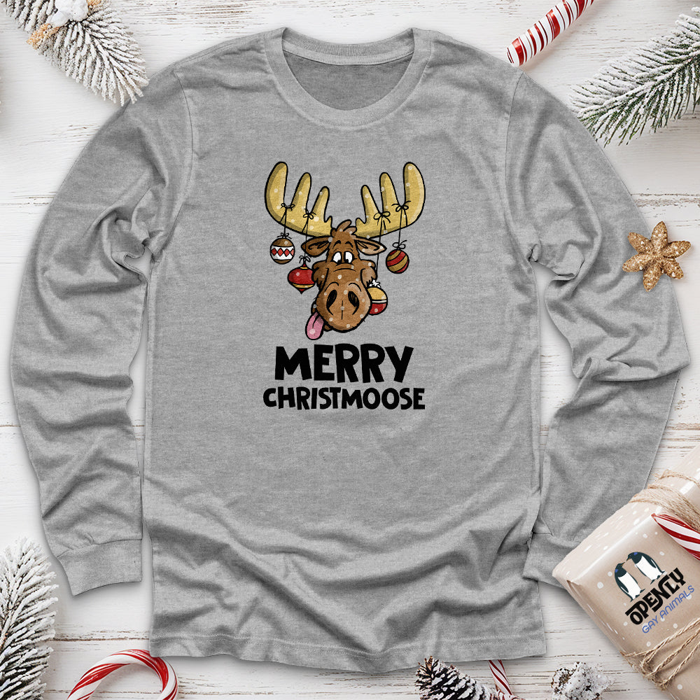 Merry Christmoose Unisex Long Sleeve Tee