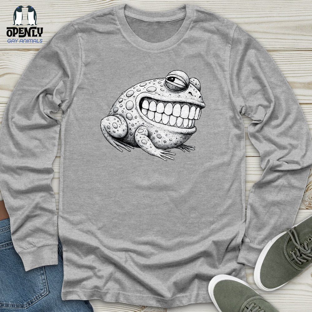 Creepy Frog Unisex Long Sleeve Tee