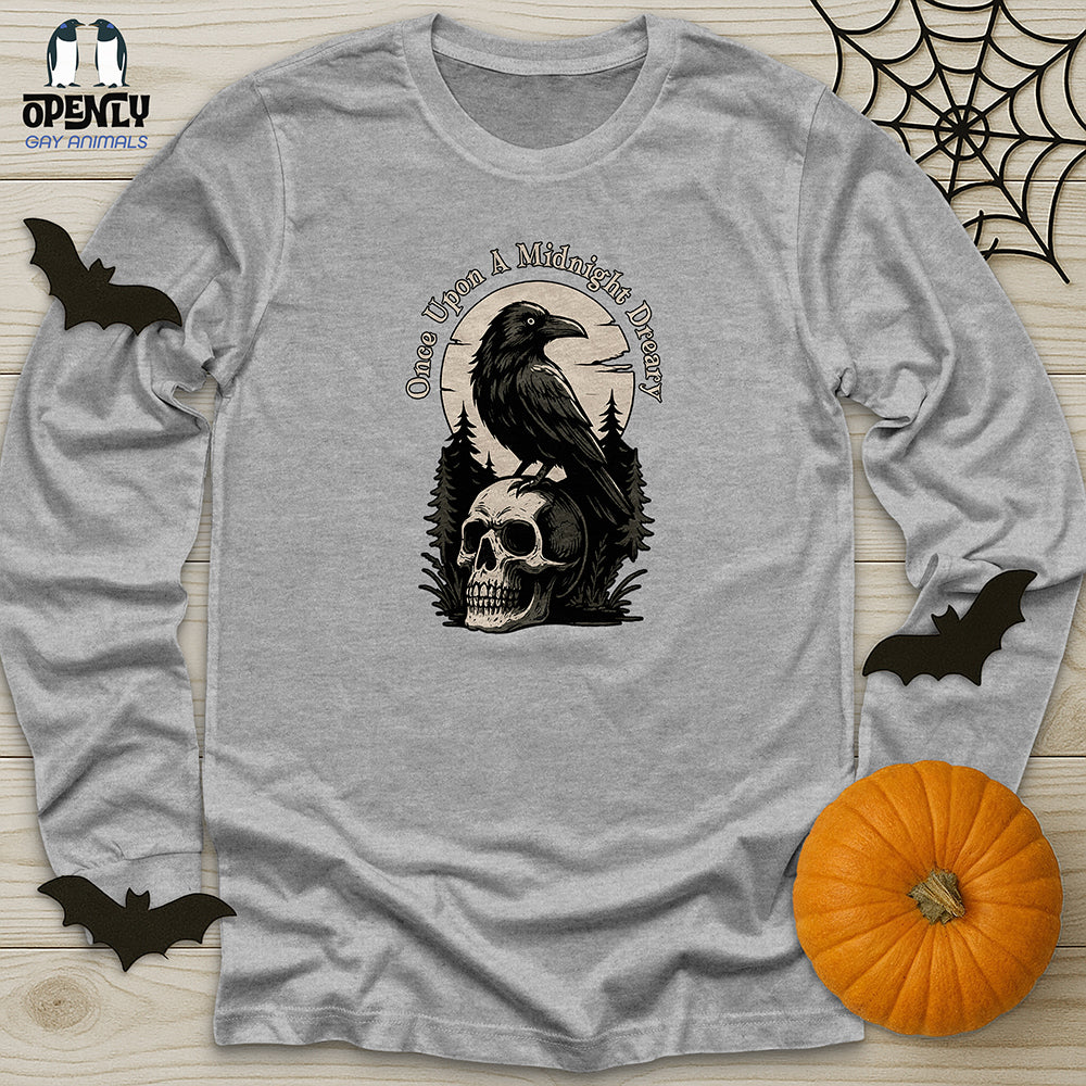 Once Upon A Midnight Dreary Unisex Long Sleeve Tee