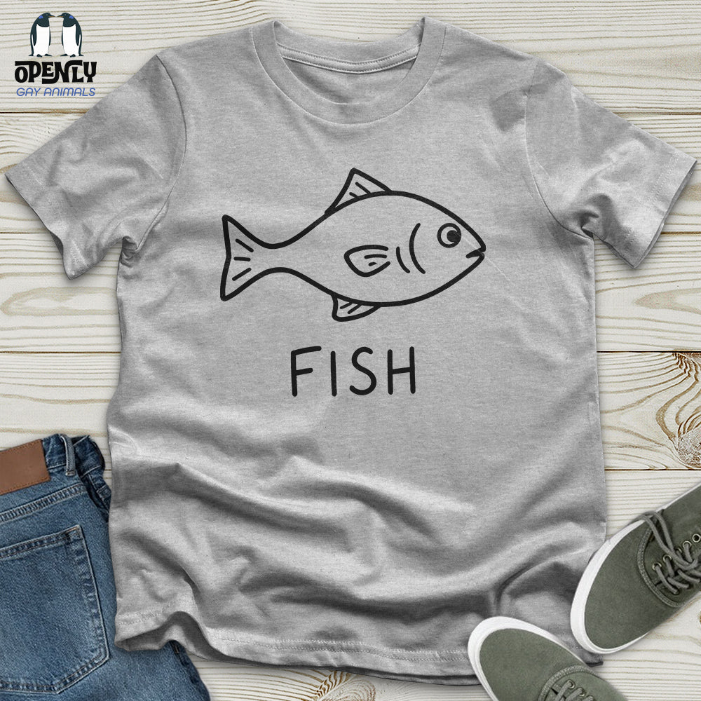 Minimalist Fish Unisex T-Shirt