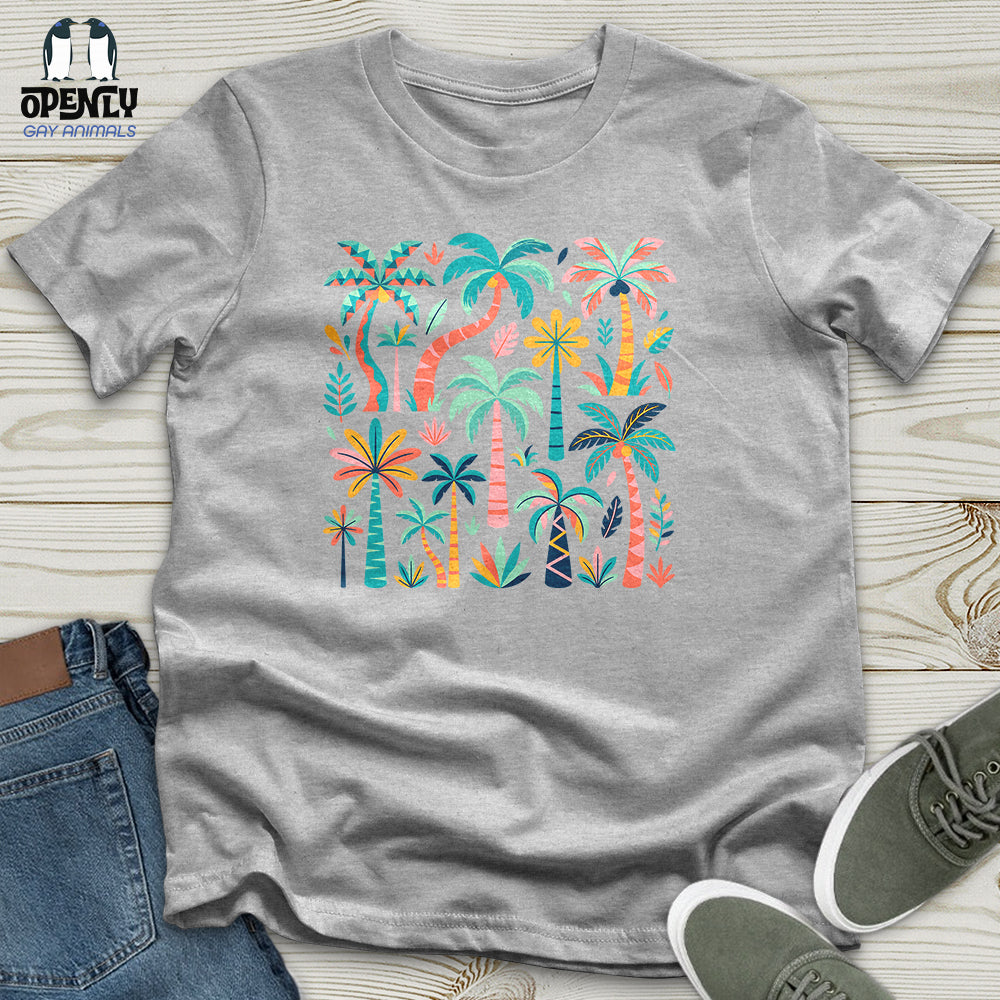 Colorful Palm Trees Unisex T-Shirt