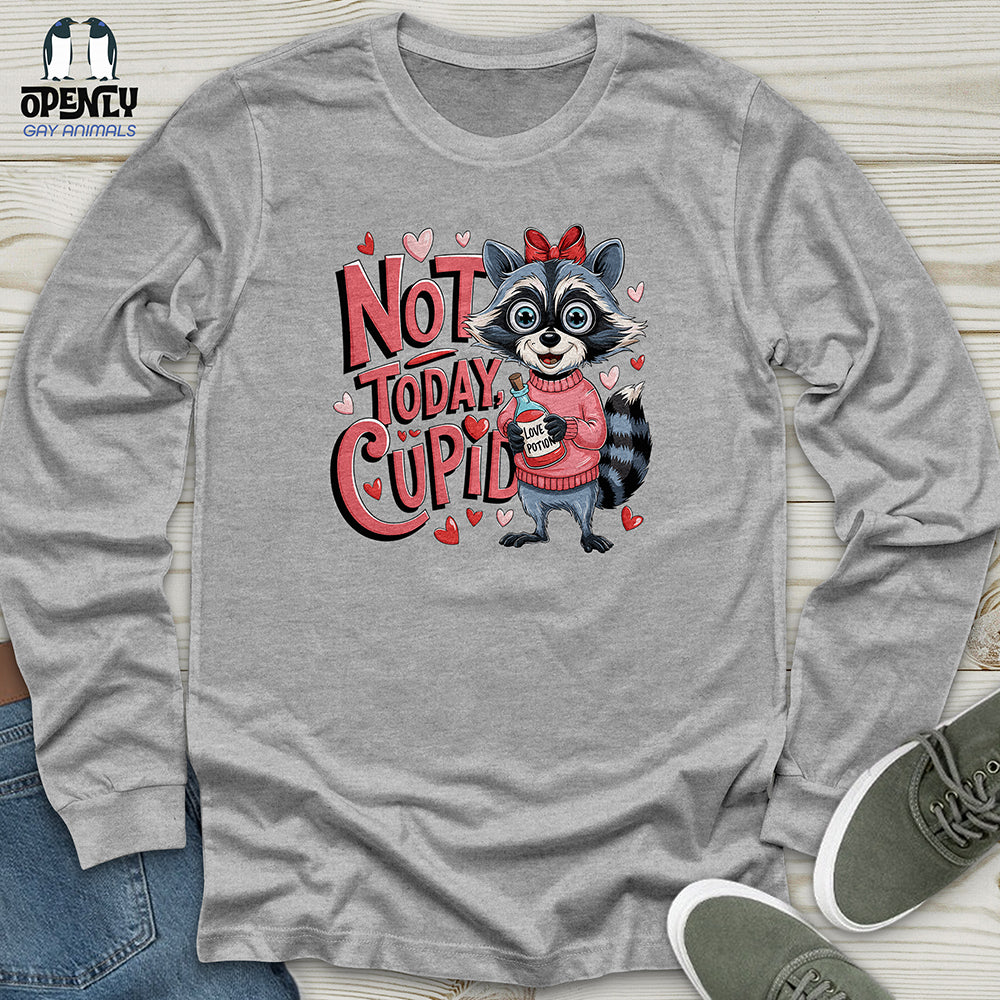 Not Today Cupid Unisex Long Sleeve Tee