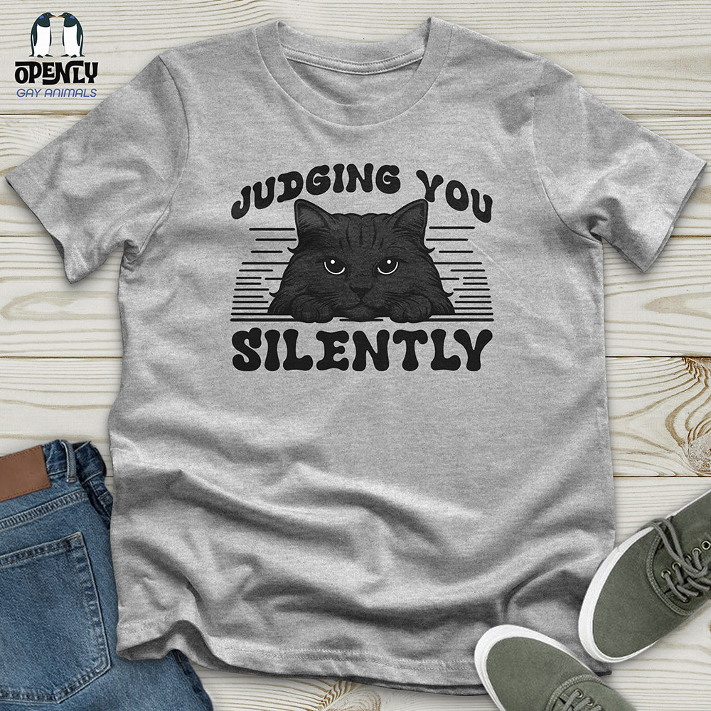 Judging You Silently Unisex t-shirt