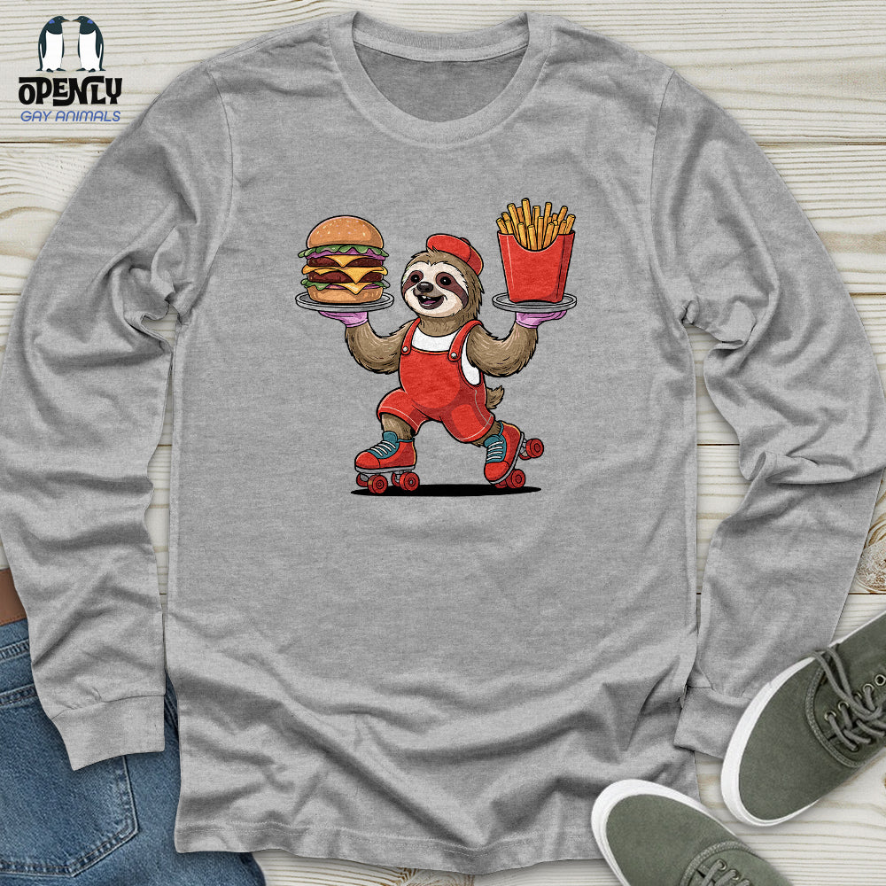 Sloth Server Unisex Long Sleeve Tee