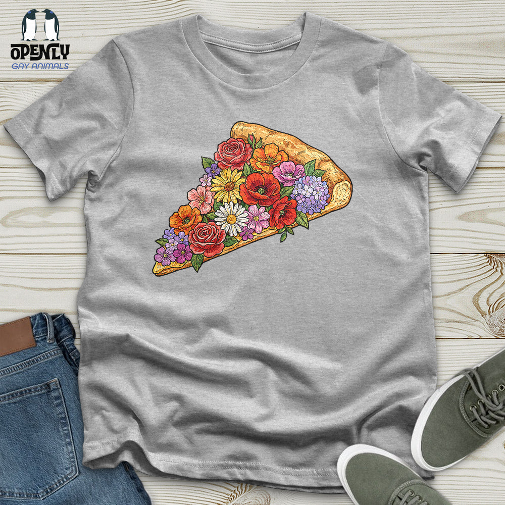 Flowers Pizza Unisex T-Shirt