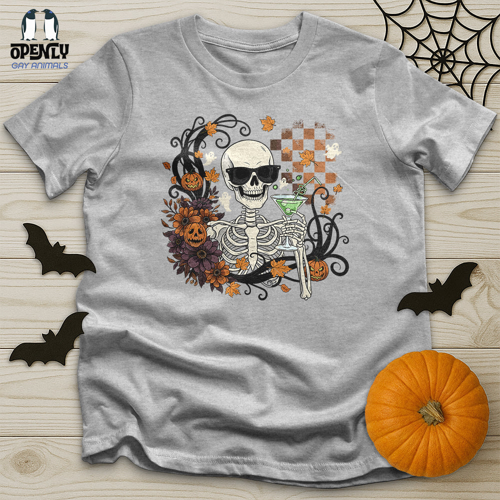 Skeleton Drink Wine Unisex T-Shirt