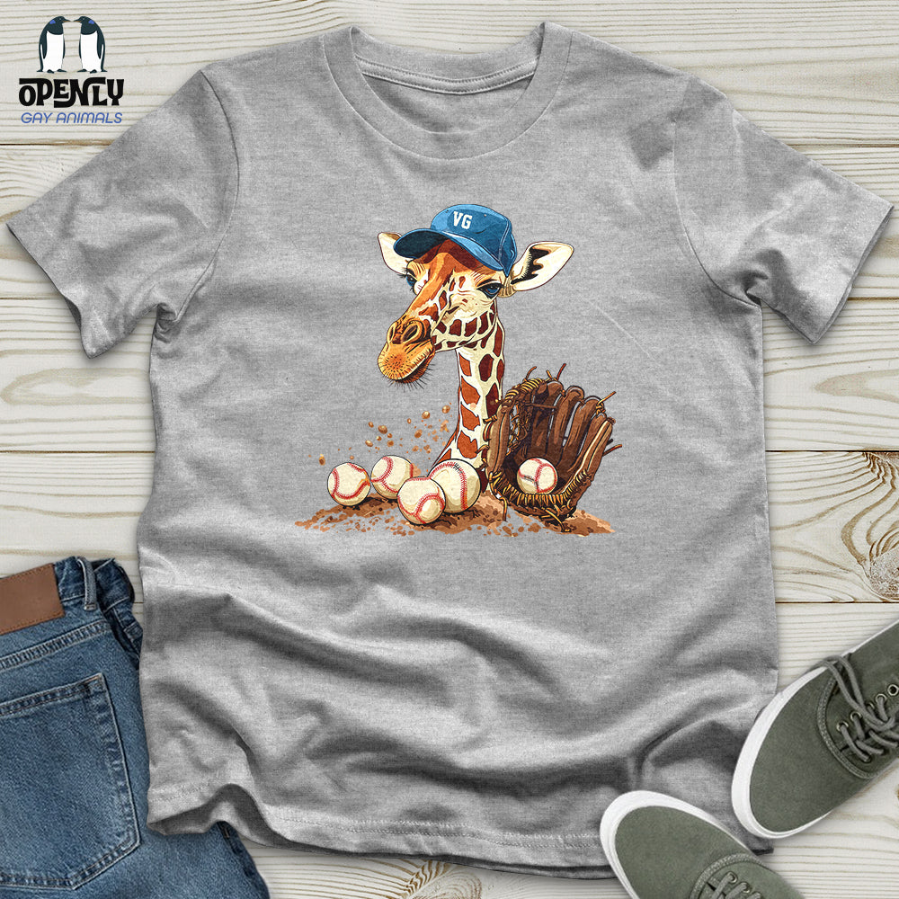 Giraffe Baseball Mitt Unisex t-shirt