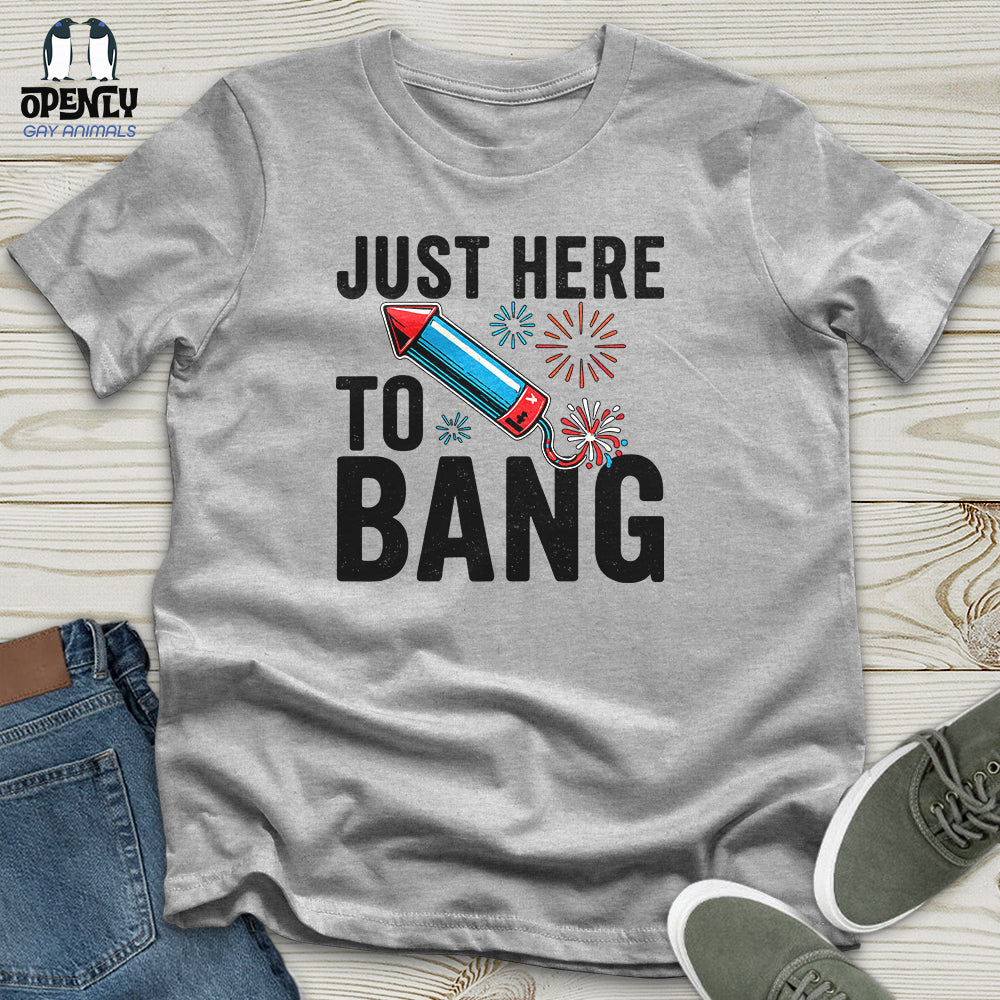 Just Here To Bang 02 Unisex T-Shirt