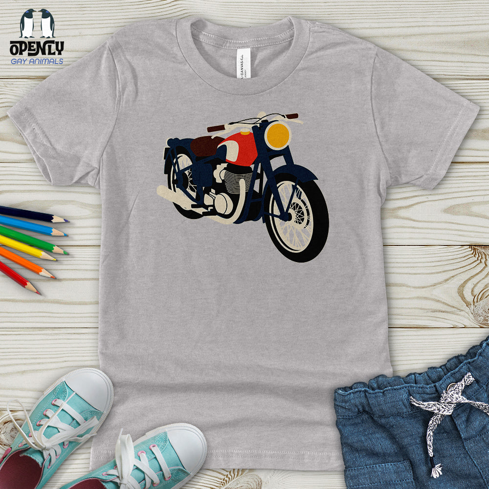 Vintage Motorcycle Youth T-Shirt