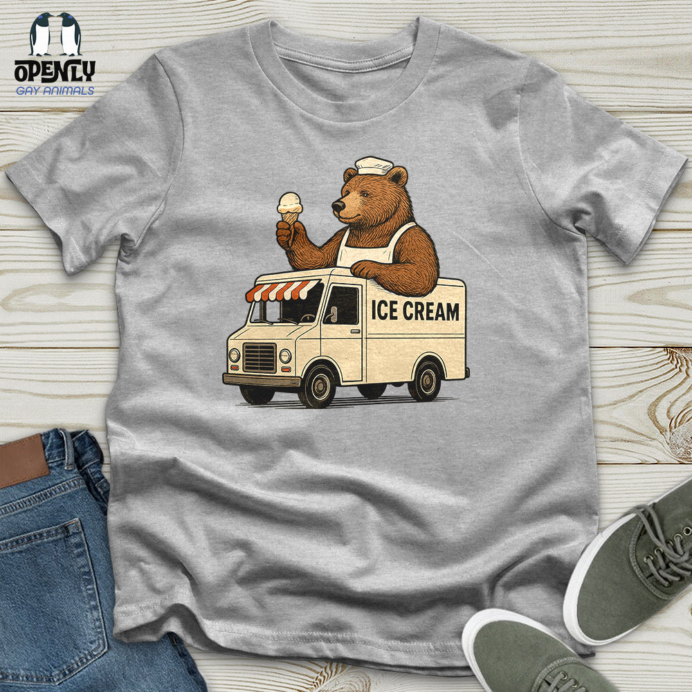 Bear Ice Cream Truck Unisex T-Shirt