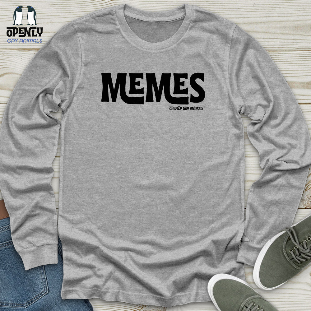 Memes -Black TM Unisex Long Sleeve Tee