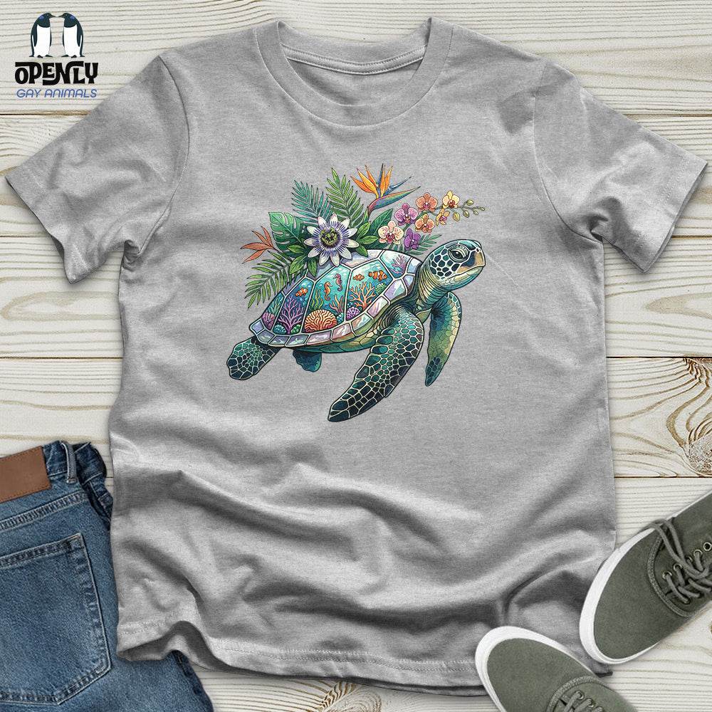 Floral Turtle Unisex T-Shirt